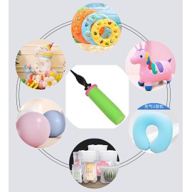 Hdeoops Balloon Pump Hand Held 2-Way Dual Action Air Pump for Balloons, Yoga Balls, Swimming Rings Hdeoops Balloon Pump Hand Held 2-Way Dual Action Air Pump for Balloons, Yoga Balls, Swimming Rings
