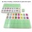 Hoblynth 65 Tiles Seaside Escape Game Blocks 36mm Large Mahjong Tiles Sets with Bunny Eggs Patterns Portable Mahjong Set with A Bag