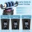 Electric Foot File Callus Remover for Feet - 6pcs Larger Grinding Head&3Speed, Pedicure Kit Foot Scrubber Deadskin Callus Remover, Foot Care Kit Pedicure Tools for Dead Skin Callus Hardskin Dry Cracks