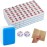 EatingBiting Large Size Chinese Mahjong Set 1.6 inches Board Game Classic  with 146+ Blue Colored Tiles, Wind Indicator and Dice Large + Mahjong Tiles Melamine English Instraction and Carrying Bag