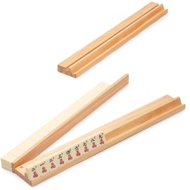 Yellow Mountain Imports American Mahjong Set - Classic Luxe with Wooden Case, Wooden Pusher Racks, Wind Indicator, Dice & Wright Patterson Scoring Coins Yellow Mountain Imports American Mahjong Set - Classic Luxe with Wooden Case, Wooden Pusher Racks, Wind Indicator, Dice & Wright Patterson Scoring Coins