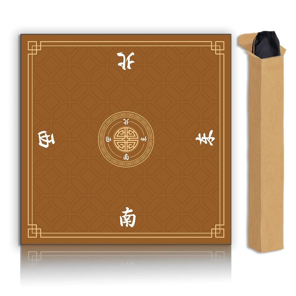 Mahjong Mat, Non-Slip Noise Reducing Game Mat, 31.5 Inch Mahjong Table Mat,Mahjong Mat with Cloth Bag and Carton Storage,Suitable for Mahjong, Dominoes, Solitaire and Other Games. (Orange) Mahjong Mat, Non-Slip Noise Reducing Game Mat, 31.5 Inch Mahjong Table Mat,Mahjong Mat with Cloth Bag and Carton Storage,Suitable for Mahjong, Dominoes, Solitaire and Other Games. (Orange)