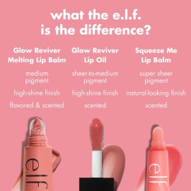 e.l.f. Glow Reviver Melting Lip Balm, Hydrating Tinted Lip Balm For A Glossy Finish & Soft, Supple Lips, Vegan & Cruelty-Free, Blackberry Sorbet e.l.f. Glow Reviver Melting Lip Balm, Hydrating Tinted Lip Balm For A Glossy Finish & Soft, Supple Lips, Vegan & Cruelty-Free, Blackberry Sorbet
