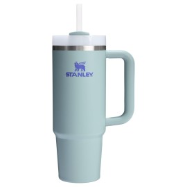 STANLEY Quencher H2.0 Tumbler with Handle and Straw 30 oz | Flowstate 3-Position Lid | Cup Holder Compatible for Travel | Insulated Stainless Steel Cup | BPA-Free | Exclusive Blue Cactus