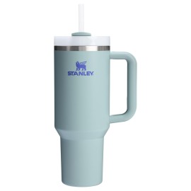 STANLEY Quencher H2.0 Tumbler with Handle and Straw 40 oz | Flowstate 3-Position Lid | Cup Holder Compatible for Travel | Insulated Stainless Steel Cup | BPA-Free | Exclusive Blue Cactus