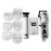 TPOB Slime 2 Professional Hair Clippers Collection (White Pack)