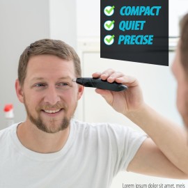 HACLI Nose Hair Trimmer for Men Women - Electric Nose Hair Clipper with Replaceable Stainless Steel Blade, Powerful 8000RPM Motor, Wet/Dry Use, Travel Lock, Portable Design USB Rechargeable HACLI Nose Hair Trimmer for Men Women - Electric Nose Hair Clipper with Replaceable Stainless Steel Blade, Powerful 8000RPM Motor, Wet/Dry Use, Travel Lock, Portable Design USB Rechargeable