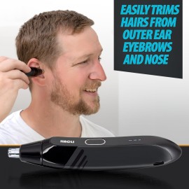 HACLI Nose Hair Trimmer for Men Women - Electric Nose Hair Clipper with Replaceable Stainless Steel Blade, Powerful 8000RPM Motor, Wet/Dry Use, Travel Lock, Portable Design USB Rechargeable HACLI Nose Hair Trimmer for Men Women - Electric Nose Hair Clipper with Replaceable Stainless Steel Blade, Powerful 8000RPM Motor, Wet/Dry Use, Travel Lock, Portable Design USB Rechargeable