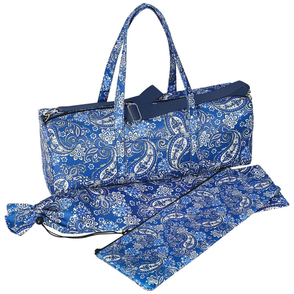 GUSTARIA Blue American Mahjong Game Set Bag with Protective Sleeves for Racks, Pushers, and Tiles (Case Only) GUSTARIA Blue American Mahjong Game Set Bag with Protective Sleeves for Racks, Pushers, and Tiles (Case Only)