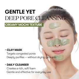 VT COSMETICS CICA Mask Cleanser, 2-in-1 Facial Wash, Non-Drying Clay Mask, Gentle Pore Care, Exfoliating, Hydrating, Centella Asiatica for Acne-Prone & Sensitive Skin, Korean Skincare (4.05 fl. oz) VT COSMETICS CICA Mask Cleanser, 2-in-1 Facial Wash, Non-Drying Clay Mask, Gentle Pore Care, Exfoliating, Hydrating, Centella Asiatica for Acne-Prone & Sensitive Skin, Korean Skincare (4.05 fl. oz)