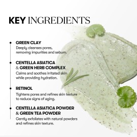 VT COSMETICS CICA Mask Cleanser, 2-in-1 Facial Wash, Non-Drying Clay Mask, Gentle Pore Care, Exfoliating, Hydrating, Centella Asiatica for Acne-Prone & Sensitive Skin, Korean Skincare (4.05 fl. oz) VT COSMETICS CICA Mask Cleanser, 2-in-1 Facial Wash, Non-Drying Clay Mask, Gentle Pore Care, Exfoliating, Hydrating, Centella Asiatica for Acne-Prone & Sensitive Skin, Korean Skincare (4.05 fl. oz)