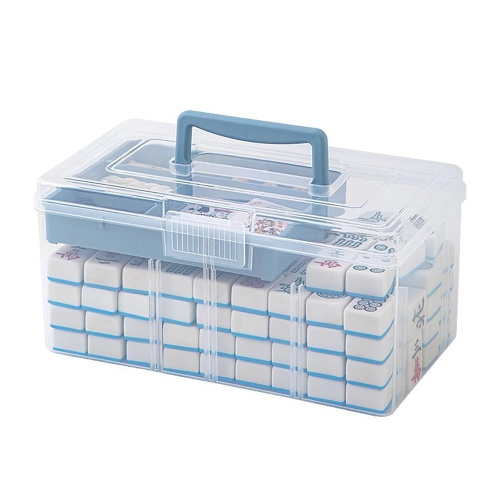 ZIZAISM Mahjong Case Only for 1661.2 0.9 0.5 American Mahjong Tile, Mah Jongg Accessories Carrying Travel Storage Case Transparent ZIZAISM Mahjong Case Only for 1661.2 0.9 0.5 American Mahjong Tile, Mah Jongg Accessories Carrying Travel Storage Case Transparent