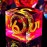 HAOMEJA Ring Magic Resin Dice Set 7Pcs with Bag Sharp Edge Polyhedral Dice, Apply to D&D Dungeons & Dragons Role-Playing Games D20, D12, D10, D8, D6, D4 Dice, Board Games Gift (Red & Gold Word)
