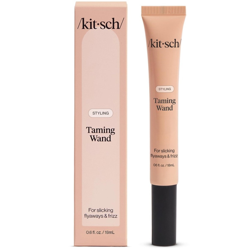 Kitsch Fly Away Stick for Hair - Edge Control Stick for Flyaways, Baby Hairs & Bangs - Taming Wand Hair Mascara - Travel Size Styling Essential - 18mL Kitsch Fly Away Stick for Hair - Edge Control Stick for Flyaways, Baby Hairs & Bangs - Taming Wand Hair Mascara - Travel Size Styling Essential - 18mL
