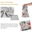 Travel Mini American Mahjong Set - 166 White Tiles Includes Jokers 0.8 White Melamine Material - with Instructions Cards and Game Tablecloth 4 All-in-One Racks and Pushers