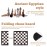 Egyptian Chess Set for Adults and Kids - 15 Resin Chess Pieces with Egyptian Figures & Marble Pattern Board - Luxury Chess Game with Extra Queens - Collectible Chess Set Gift for Beginners & Pros