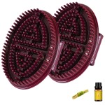 2pcs Meridian Brush Massage Brush,Beauty Salon Professional Custom MeridianBrush, Full Body Relaxation Meridian Massage Brush