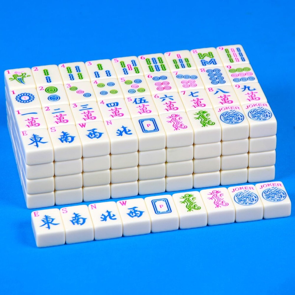 YINIUREN American Mahjong Set 1.2-inch 166 Mahjong Tiles Set American Mahjong Tiles Set It is Made from Melamine YINIUREN American Mahjong Set 1.2-inch 166 Mahjong Tiles Set American Mahjong Tiles Set It is Made from Melamine