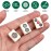 BESPORTBLE Portable Mini Mahjong Set - Travel Mahjong Game with Engraved Tiles for Family Gatherings Outdoor Fun and Parties