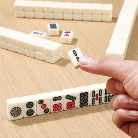 Gatuida Mini Mahjong Game Set Portable Travel Mahjong Set for Home Travel Games, Multi-Color Gatuida Mini Mahjong Game Set Portable Travel Mahjong Set for Home Travel Games, Multi-Color