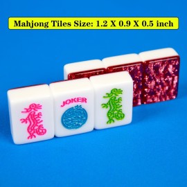 YINIUREN Acrylic American Mahjong Set 166 Mahjong Tile Set 1.2-inch American Mahjong Tile Set YINIUREN Acrylic American Mahjong Set 166 Mahjong Tile Set 1.2-inch American Mahjong Tile Set