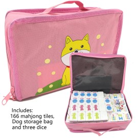 XuMoZC American 1.2-inch Mahjong Set 166 Oh My Mahjong Tiles American Mahjong Game Pink Mah-Jongg Tiles XuMoZC American 1.2-inch Mahjong Set 166 Oh My Mahjong Tiles American Mahjong Game Pink Mah-Jongg Tiles
