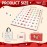 Gueiddi Mahjong Tile Set, 65 pcs vita Mahjong Game Set with Handbag, Portable Travel Mahjong Set for Spring Picnic, Party Gift, Seaside Game & Beach Block Games (Halloween Witch Theme)