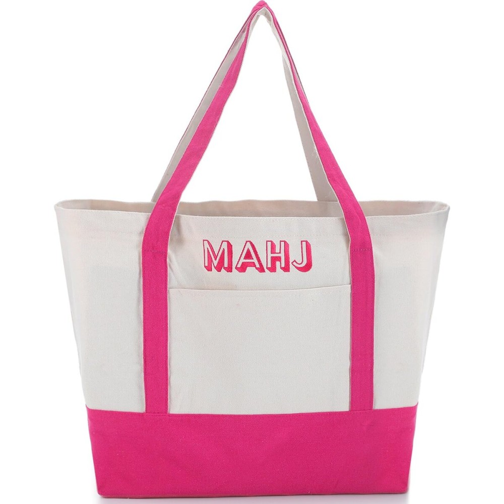 Sunnymove Extra Large American Mahjong Empty Bag 25.2 x 14.17 x 9.06 Inches Mahjong Tile Bag for Game Players Mah Jong Lover Gifts(Pink) Sunnymove Extra Large American Mahjong Empty Bag 25.2 x 14.17 x 9.06 Inches Mahjong Tile Bag for Game Players Mah Jong Lover Gifts(Pink)