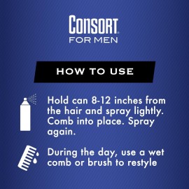 Consort For Men Hair Spray Regular Hold 8.3 oz Consort For Men Hair Spray Regular Hold 8.3 oz