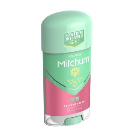 Mitchum Lady Gel Antiperspirant Deodorant, Powder Fresh, 2.25 Oz
