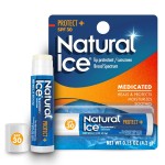 Mentholatum (R) Natural Ice (R) Sport Broad Spectrum SPF 30 Medicated Lip Balm - 12 Pack of 4.2 g Tubes