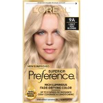 L\'Oreal Paris Superior Preference Fade-Defying + Shine Permanent Hair Color, 9A Light Ash Blonde, Pack of 1, Hair Dye