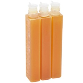 Clean + Easy Medium Original Roll On Wax Refill for Wax Cartridge, Hygienic Depilatory Hair Removal Treatment, Removes Fine to Coarse Hairs, Perfect for Delicate Skin - 3 Packs