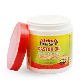 Africa\'s Best Castor Oil Hair & Scalp Conditioner, Lightweight Formula, Conditions and Moisturizes Scalp, Fortifies your Hair, For All Hair Types & Styles, 5.25oz Africa\'s Best Castor Oil Hair & Scalp Conditioner, Lightweight Formula, Conditions and Moisturizes Scalp, Fortifies your Hair, For All Hair Types & Styles, 5.25oz