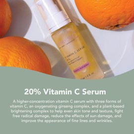 emerginC 20% Vitamin C Facial Serum - Extra Strength Micro-Encapsulated Spheres to Help Address Visible Signs of Aging (1 Ounce, 30 ml) emerginC 20% Vitamin C Facial Serum - Extra Strength Micro-Encapsulated Spheres to Help Address Visible Signs of Aging (1 Ounce, 30 ml)