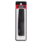 GOODY Ace Pocket Hair Comb - 5 Inch, Black - Pack of 6 - Great for All Hair Types - Fine Comb Teeth for Thin to Medium Hair - Durable for Every Day and Professional Use
