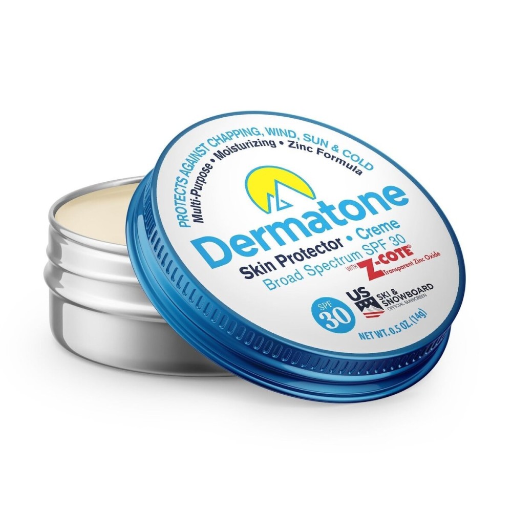 Dermatone Skin Protector w/Zinc | Skin Balm for Face & Lips | Barrier Cream for Sun, Wind & Cold | SPF 30 Zinc Sunscreen | Moisturize, Heal & Repair Dry Skin, 0.5 oz Dermatone Skin Protector w/Zinc | Skin Balm for Face & Lips | Barrier Cream for Sun, Wind & Cold | SPF 30 Zinc Sunscreen | Moisturize, Heal & Repair Dry Skin, 0.5 oz