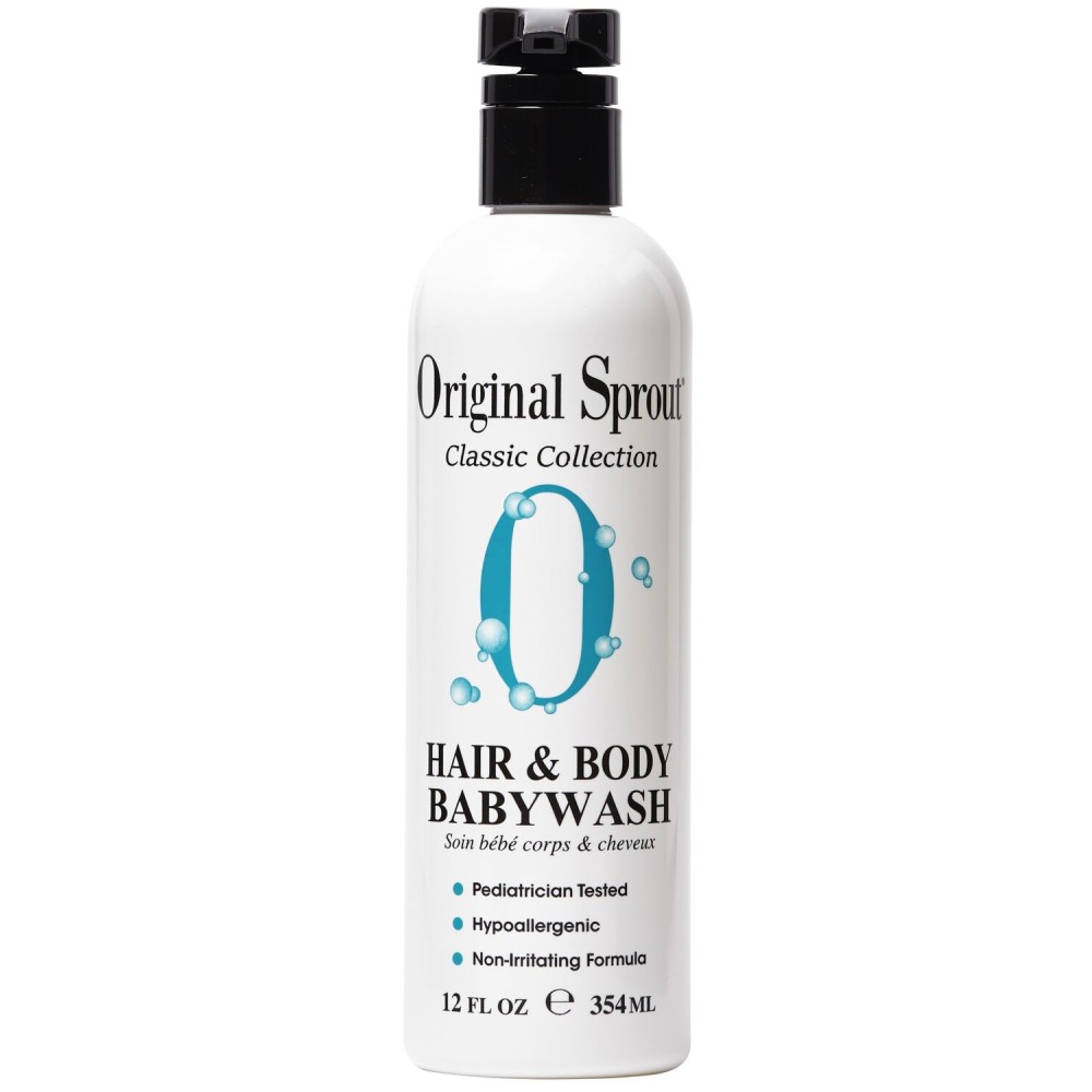 Original Sprout Hair and Body Baby Wash. Organic Vegan Baby Shampoo and Body Wash for Sensitive Skin. 12 ounce (Packaging May Vary)