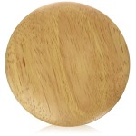 Kingsley Natural Wood Shave Shaving Bowl with Lid