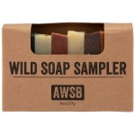 A Wild Soap Bar Wild Soap Sampler Gift Set, 8 Small All Natural Bar Soaps with Organic Ingredients, for Guests or Travel, Handmade