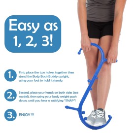 Body Back Buddy Classic USA Made Handheld Full Body Massage Cane Pressure & Trigger Point Massage Tool for Deep Tissue Pain Relief - Dual Massage Hooks for Back, Shoulder, Neck. Manual Back Massager Body Back Buddy Classic USA Made Handheld Full Body Massage Cane Pressure & Trigger Point Massage Tool for Deep Tissue Pain Relief - Dual Massage Hooks for Back, Shoulder, Neck. Manual Back Massager