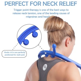 Body Back Buddy Classic USA Made Handheld Full Body Massage Cane Pressure & Trigger Point Massage Tool for Deep Tissue Pain Relief - Dual Massage Hooks for Back, Shoulder, Neck. Manual Back Massager Body Back Buddy Classic USA Made Handheld Full Body Massage Cane Pressure & Trigger Point Massage Tool for Deep Tissue Pain Relief - Dual Massage Hooks for Back, Shoulder, Neck. Manual Back Massager