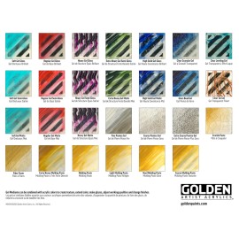 Regular Gel Gloss by GOLDEN, 8 fl. oz. Jar, Professional Acrylic Gel Medium, Transparent Regular Gel Gloss by GOLDEN, 8 fl. oz. Jar, Professional Acrylic Gel Medium, Transparent