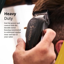 Wahl Professional 5 Star Senior Clipper Corded Operation Adjustable Taper Lever Includes 3 Guides