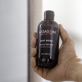 Billy Jealousy Assassin Bar None Salicylic Face Wash Men\'s, Non-Abrasive Face Exfoliant for Combination and Oily Skin, Unclogs Pores and Tones Skins, 8 Fl Oz