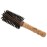 Ibiza Hair Boar Hair Round Brush (G4-65mm) | Hybrid Boar & Carbon Fiber Nylon Bristles with Cork Handle | For Crown of the Head Volume | Add Texture & Shine for Medium to Long Hair