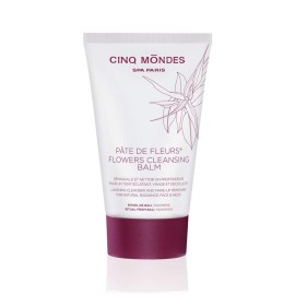 Cinq Mondes Flowers Cleansing Balm - 5.0 oz. Deep Pore Cleanse And Make-Up Remover For All Skin - Mango Butter And Passion Fruit Oil Based Cleanser - Nurtures And Protects The Skin Barrier