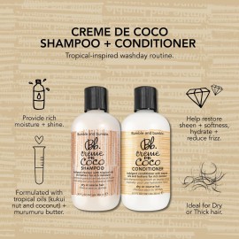 Bumble and bumble. Creme De Coco Coconut Conditioner | For Rich Moisture | Anti Frizz + Hydrating | Curly, Wavy, Straight, 33.8 Fl Oz Bumble and bumble. Creme De Coco Coconut Conditioner | For Rich Moisture | Anti Frizz + Hydrating | Curly, Wavy, Straight, 33.8 Fl Oz