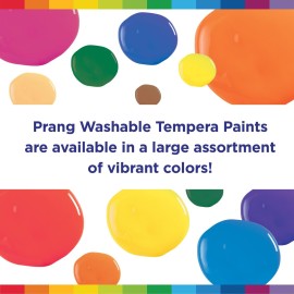 Prang Washable Tempera Paint, Orange, 32 Oz., 1 Count