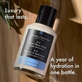 The Art of Shaving After-Shave Balm for Men - Face Moisturizer, Clinically Tested for Sensitive Skin, Lavender, 3.3 Fl Oz (Pack of 1)